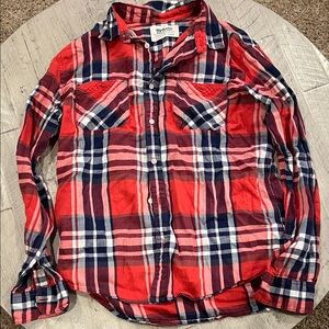 Urban Pipeline Red and Blue Plaid Shirt